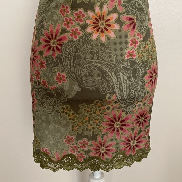 Victoria’s Secret Y2K vintage olive green slip & panty set - Picture 6 of 12